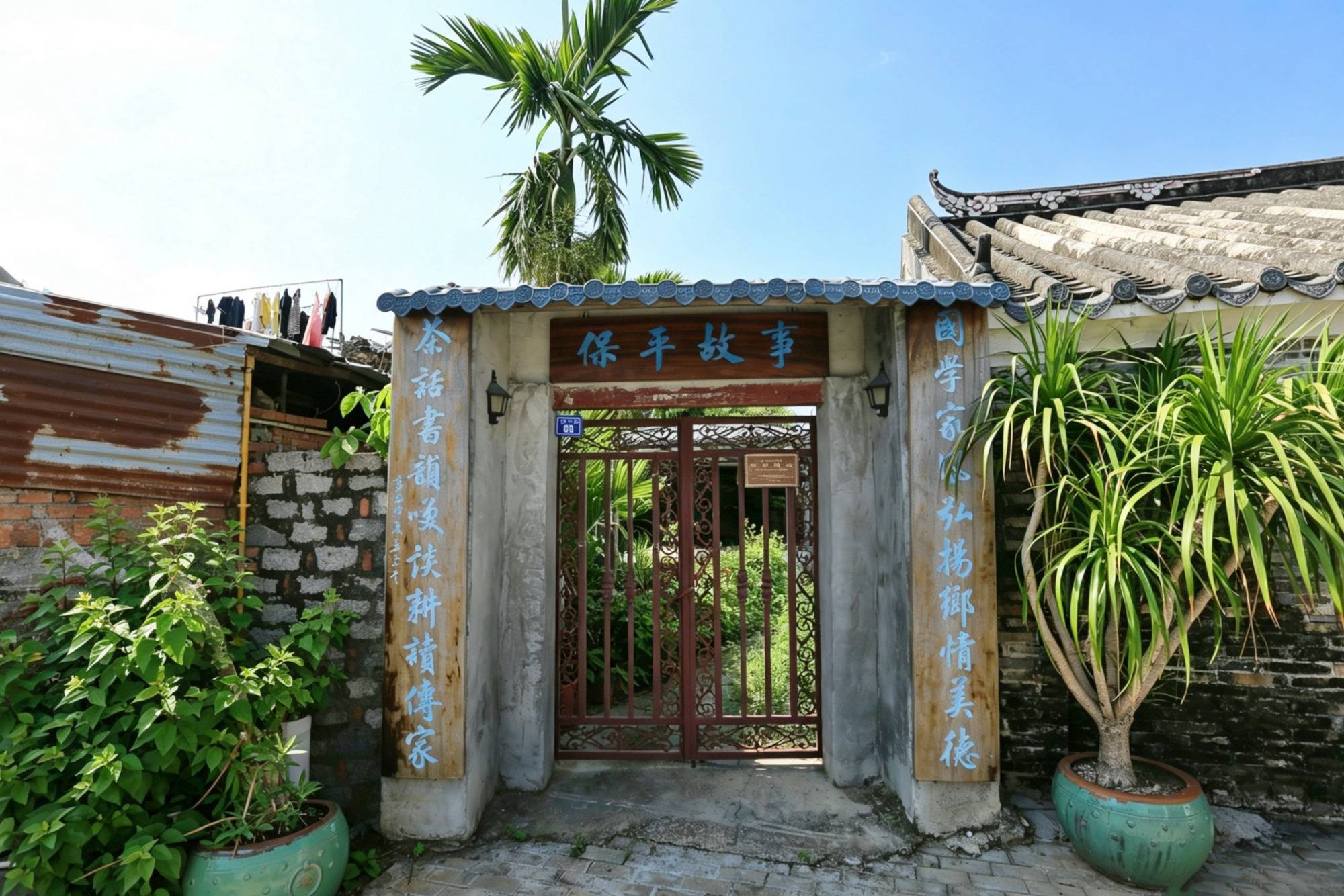三亚崖州保平村，宁远河畔的千年古村，隐藏着众多明清百年老宅